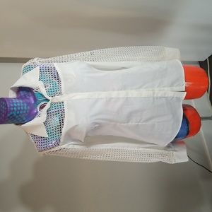 Exetera Sz 38. From Paris.  Fantastic White Blouse.